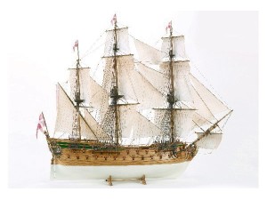 Billing Boats 1:75 Norske Løve - Wooden hull