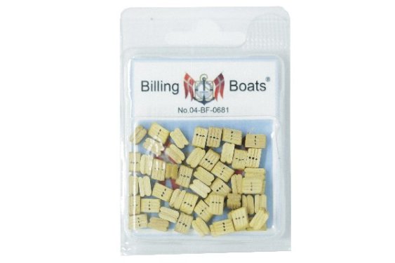 Billing Boats BLOK 3-DOBBELT 7,5MM /50