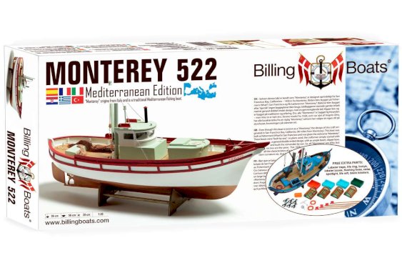 Billing Boats 1:20 MONTEREY mediterranean edition)- wooden hull