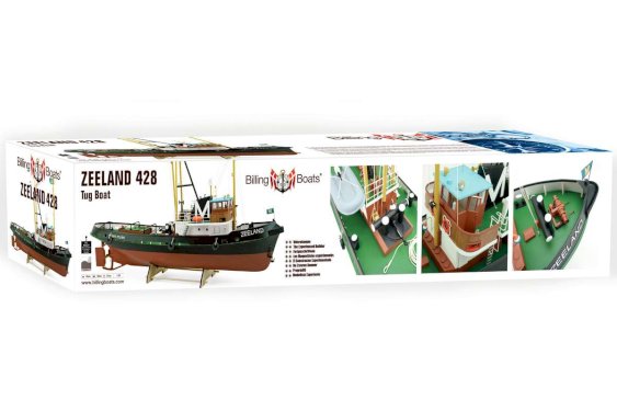 Billing Boats 1:35 Zeeland Tugboat - Plastic hull -Photomanual